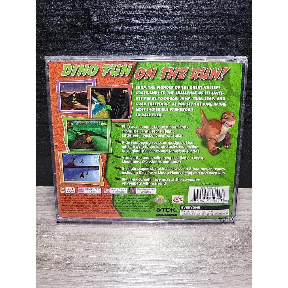 Land Before Time: Great Valley Racing Adventure (Sony PlayStation 1, 2001)